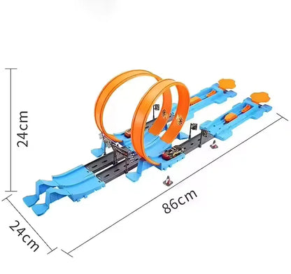 LoopRush™ - Race-set met twee banen en zwaartekrachtaandrijving