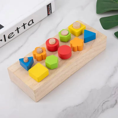 BoltBuddy Montessori Schroefbord – Fijnmotorisch Speelgoed – Vanaf 4 Jaar