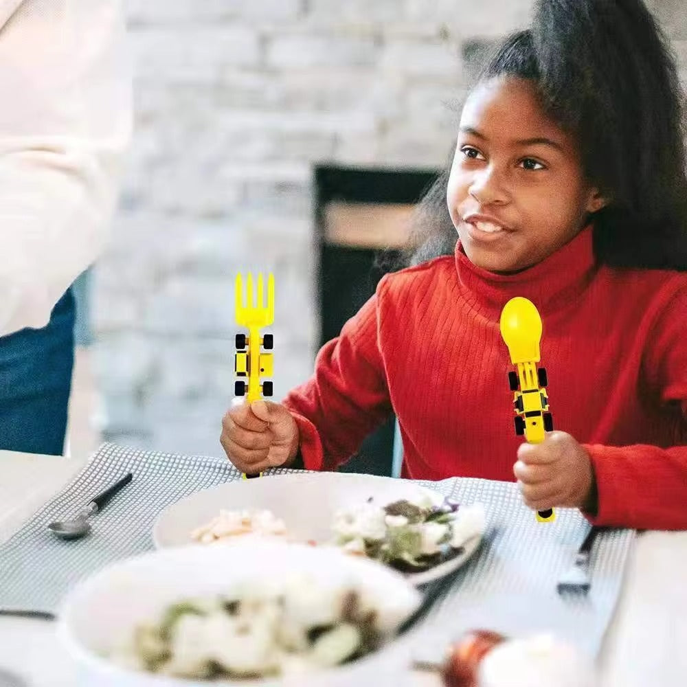 BuildBites™ – Constructie Eetset Voor Kinderen Vanaf 3 Jaar – Stimuleert Creatief Eten
