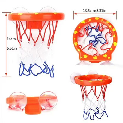 SplashHoop – Badkamer Basketbal Speelgoed voor Kinderen vanaf 2 jaar – Verbetert Coördinatie & Maakt Baddertijd Leuk!