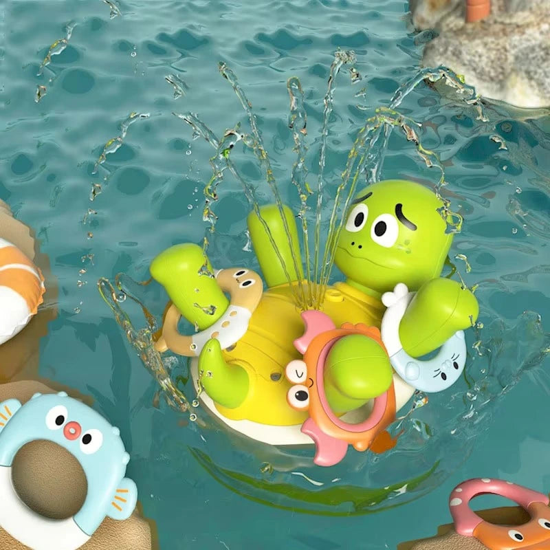 SprayShell Spinnende Schildpad Badfontein Speelgoed met Waterspray – Voor Kinderen vanaf 1,5 Jaar