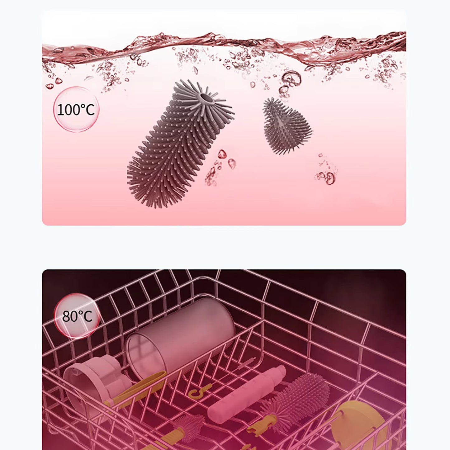 CleanSip Mini – Draagbare Flessenreinigingskit voor Baby's – Voor Alle Leeftijden
