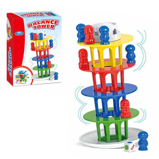 TiltTower – Pisa Balansspel voor Kinderen vanaf 4 Jaar – Verbetert Fijne Motoriek en Concentratie