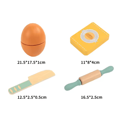 LittleBaker™ – Houten Speelkeukenset Voor Kinderen Vanaf 3 Jaar – Stimuleert Creativiteit en Vaardigheden