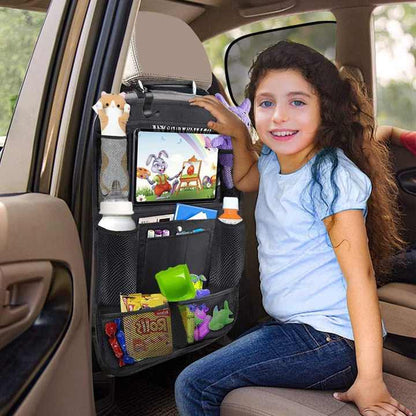 RideTidy™ – Auto Achterbank Organizer met Tablethouder & Opbergvakken – Voor Kinderen vanaf 3 Jaar