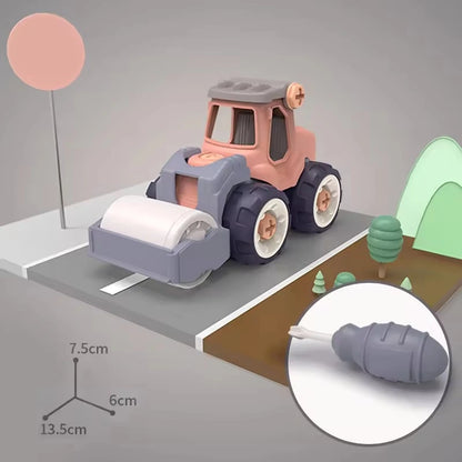 BuildCrew Mini Engineering Voertuigenset met Graaf- & Laadspeelgoed – Voor Leeftijd 3+