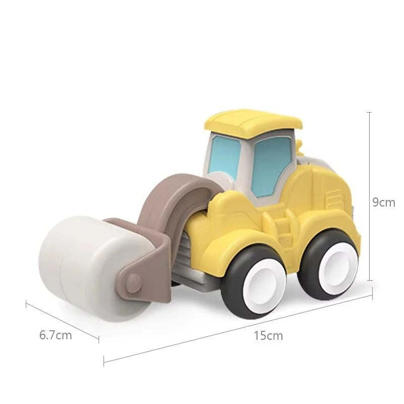 BuildCrew Mini Engineering Voertuigenset met Graaf- & Laadspeelgoed – Voor Leeftijd 3+