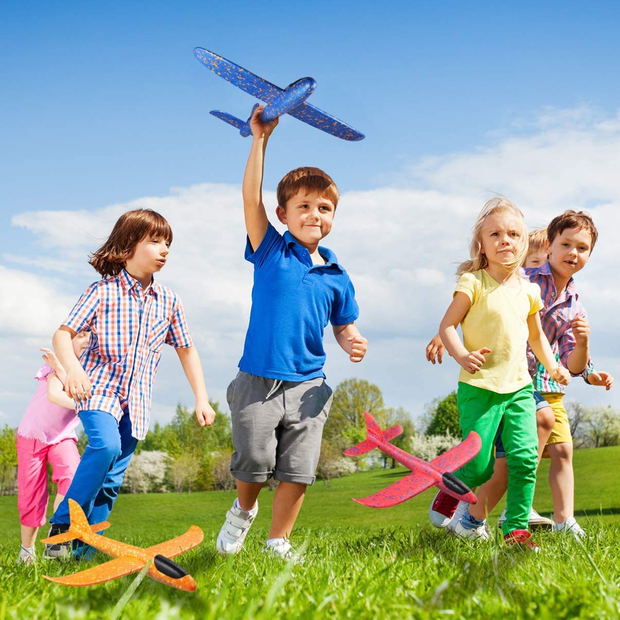SkySoarer – Schuimrubberen Vliegtuig voor Kinderen vanaf 3 Jaar – Stimuleert Buitenspelen