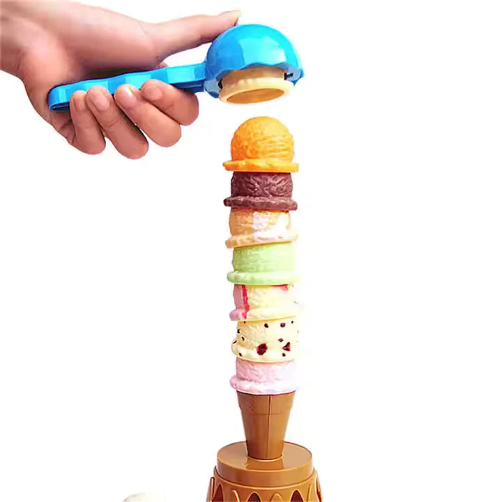 ScoopStack™ – IJsjes Balansspel voor Kinderen vanaf 5 Jaar