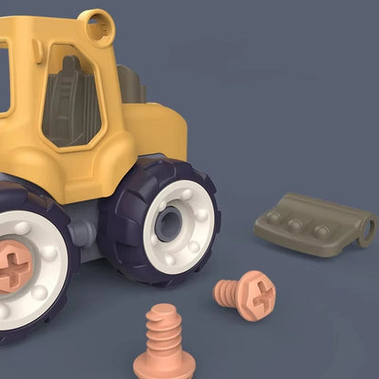 BuildCrew Mini Engineering Voertuigenset met Graaf- & Laadspeelgoed – Voor Leeftijd 3+