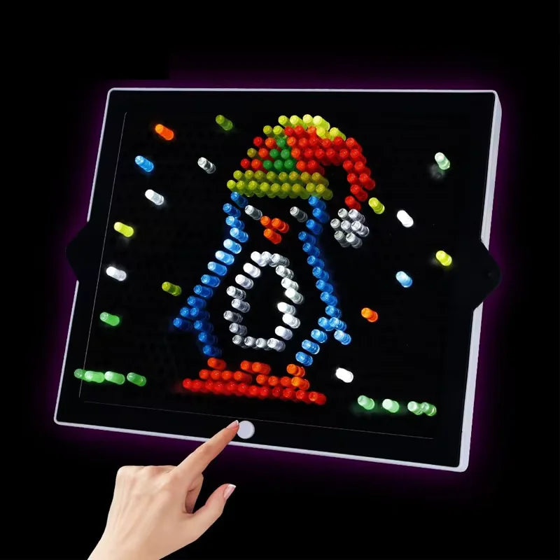 BrightCraft™ – Kinderen Lichtpen Spel vanaf 4 Jaar | Creatief Lichtpanel Spel