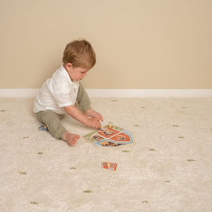 PuzzlePals – Houten Boerderijpuzzel voor Kinderen vanaf 12 maanden – Stimuleert Dierherkenning en Motorische Vaardigheden