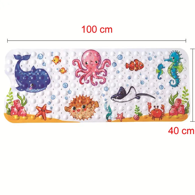 SafeSplash™ – Antislip Badtapijt met Zuignappen voor Baby's