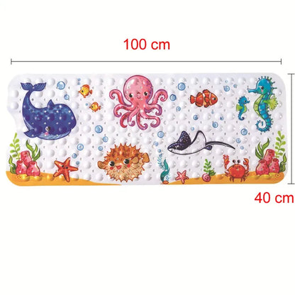 SafeSplash™ – Antislip Badtapijt met Zuignappen voor Baby's
