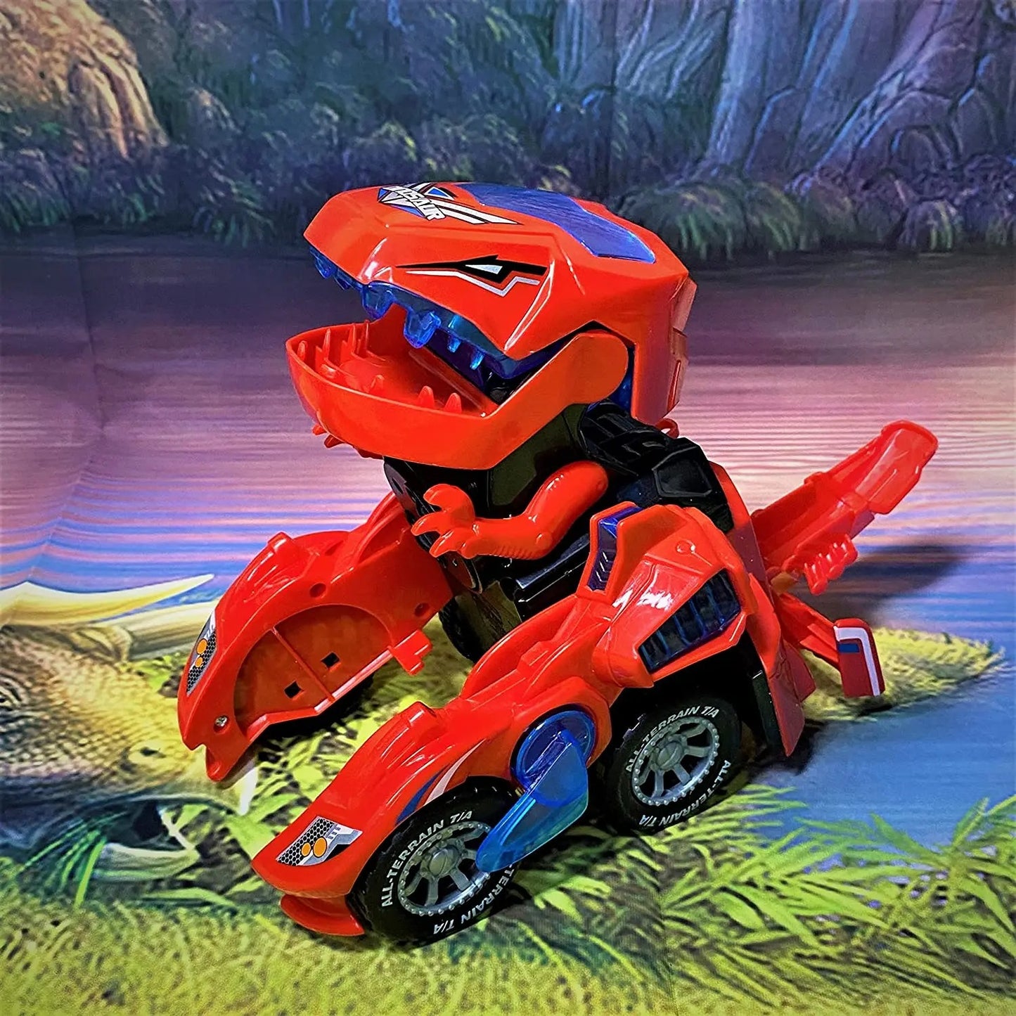 DinoBot - Transformeert van Auto naar Dino