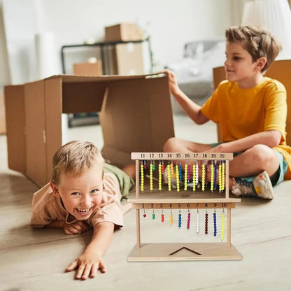 CountBeads Montessori Kralentrap – Tellen & Rekenen – Vanaf 3 Jaar