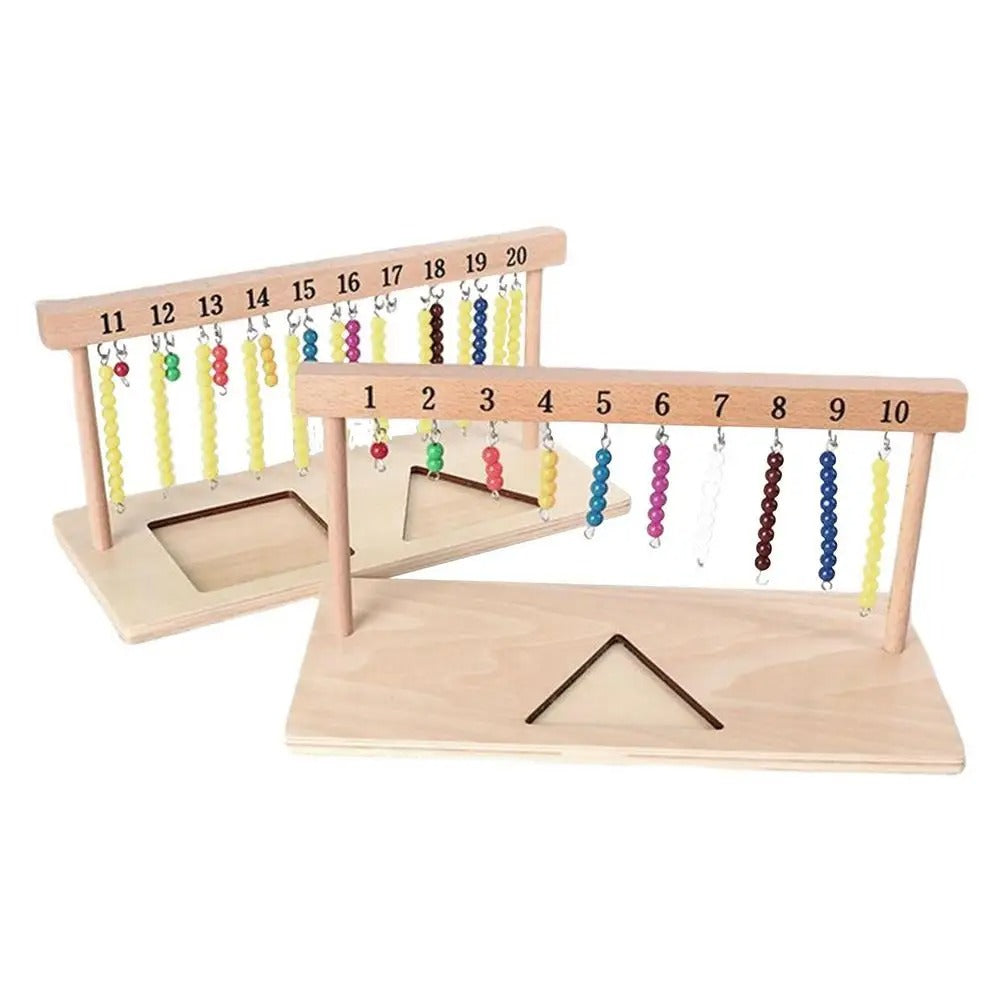 CountBeads Montessori Kralentrap – Tellen & Rekenen – Vanaf 3 Jaar