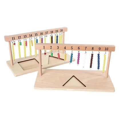 CountBeads Montessori Kralentrap – Tellen & Rekenen – Vanaf 3 Jaar