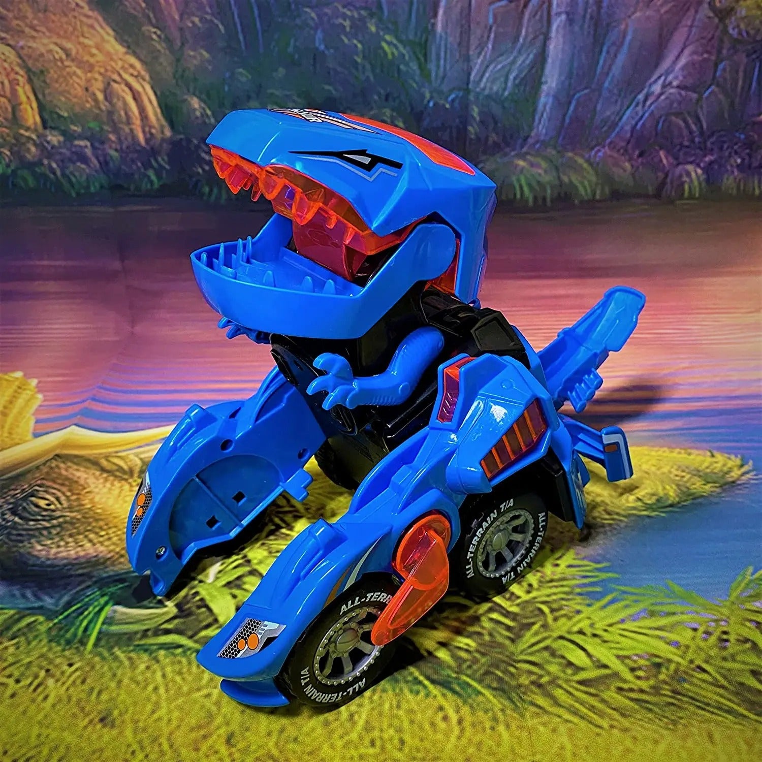 DinoBot - Transformeert van Auto naar Dino