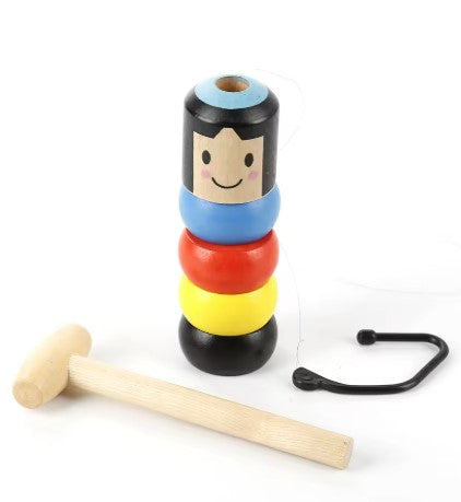TumbleTotem – Magisch Houten Speelgoed voor Kinderen vanaf 4 Jaar – Valt Nooit Om & Verrast Elke Keer