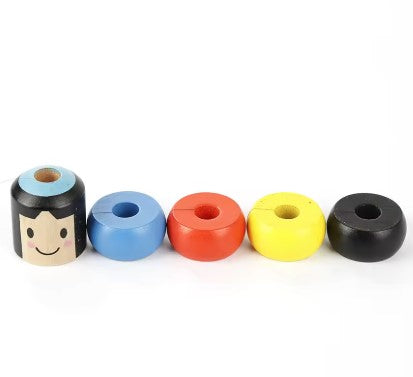 TumbleTotem – Magisch Houten Speelgoed voor Kinderen vanaf 4 Jaar – Valt Nooit Om & Verrast Elke Keer