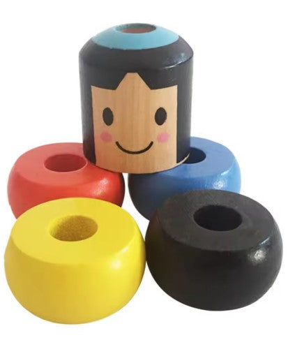 TumbleTotem – Magisch Houten Speelgoed voor Kinderen vanaf 4 Jaar – Valt Nooit Om & Verrast Elke Keer