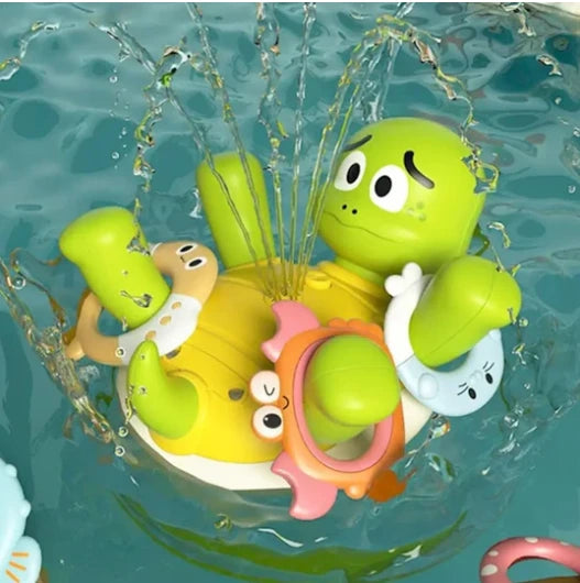 SprayShell Spinnende Schildpad Badfontein Speelgoed met Waterspray – Voor Kinderen vanaf 1,5 Jaar