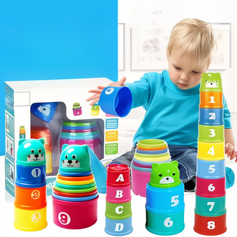 StackNLearn- Kleurrijke StapelBekers
