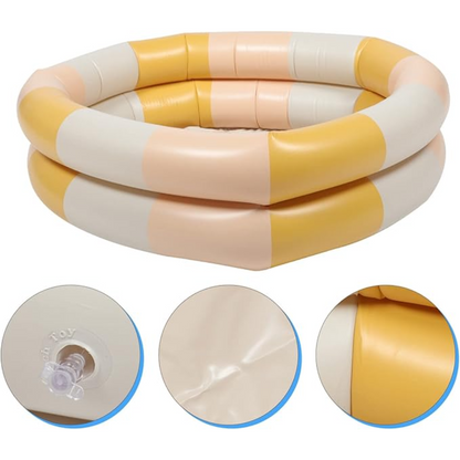 WadeWave - Opblaasbaar PVC Babyzwembad voor Peuters 2+ - Buiten Water Spelen, Rond Ontwerp