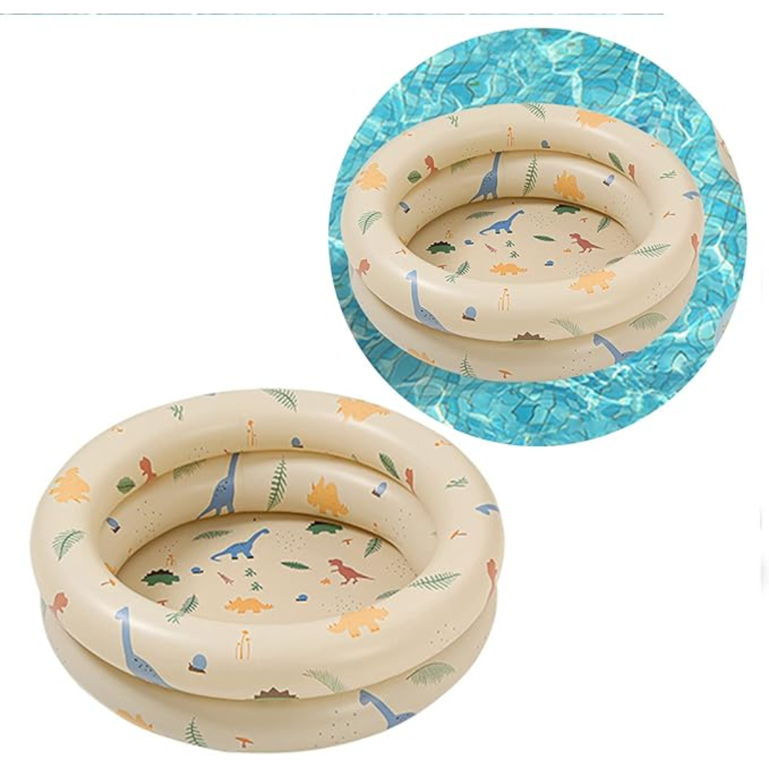 WadeWave - Opblaasbaar PVC Babyzwembad voor Peuters 2+ - Buiten Water Spelen, Rond Ontwerp