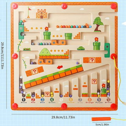 MazeMaster - Montessori Nummer- en Kleurenlabyrint