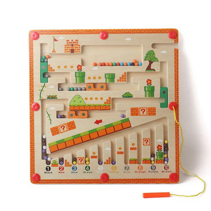 MazeMaster - Montessori Nummer- en Kleurenlabyrint