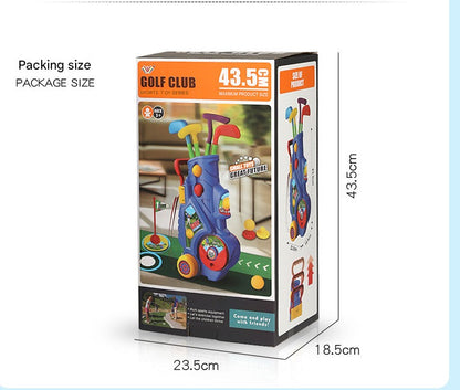 TeeChamp – Kinder Golf Trolley Set vanaf 3 Jaar – Stimuleert Coördinatie & Actief Spel