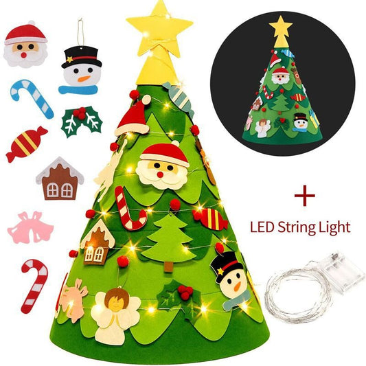3D ChristmasCraft - DIY 3D-Kerstboomknutsel voor Kinderen