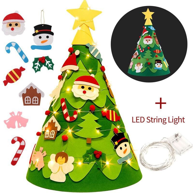 3D ChristmasCraft - DIY 3D-Kerstboomknutsel voor Kinderen