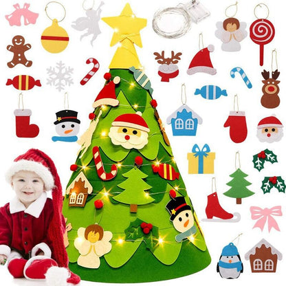 3D ChristmasCraft - DIY 3D-Kerstboomknutsel voor Kinderen
