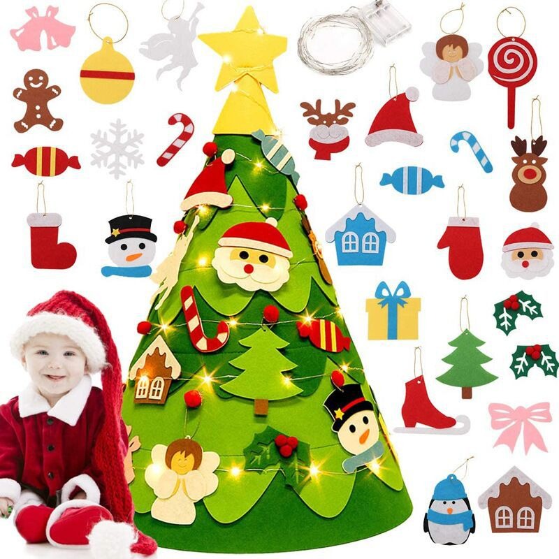 3D ChristmasCraft - DIY 3D-Kerstboomknutsel voor Kinderen