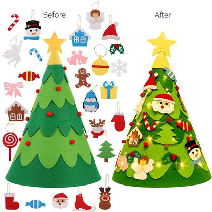 3D ChristmasCraft - DIY 3D-Kerstboomknutsel voor Kinderen