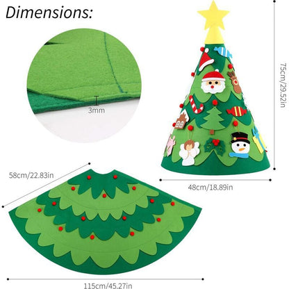 3D ChristmasCraft - DIY 3D-Kerstboomknutsel voor Kinderen