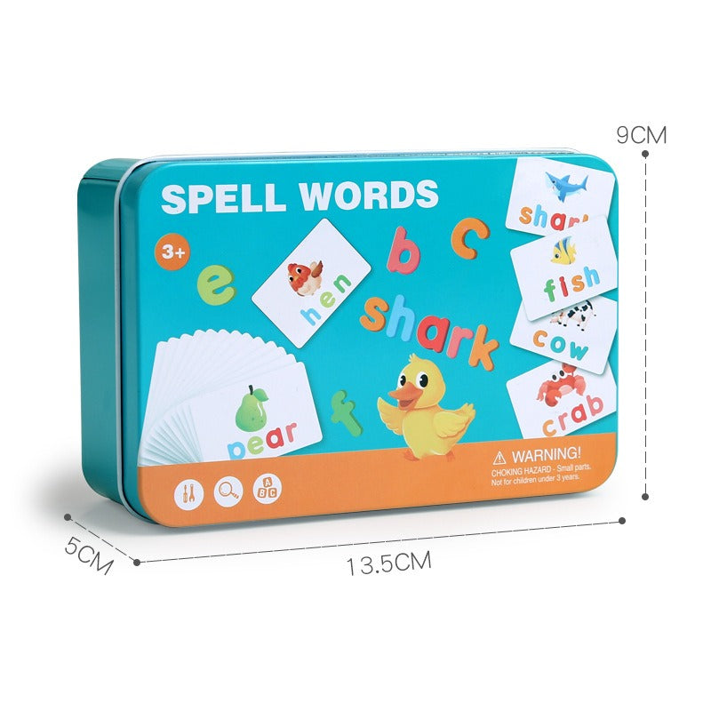 WordWhiz – Speelset voor Spelling voor Kinderen vanaf 3 jaar – Versterkt Taalvaardigheden en Woordherkenning