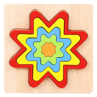 ShapeSort - Houten Montessori Puzzelspel