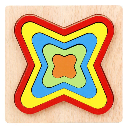 ShapeSort - Houten Montessori Puzzelspel