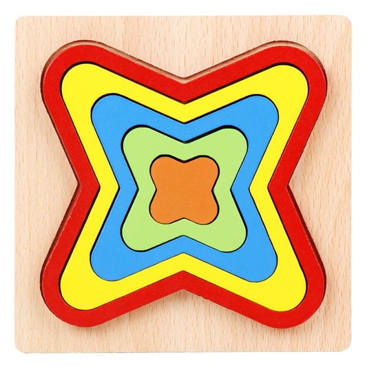 ShapeSort - Houten Montessori Puzzelspel