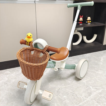 TrekTote – Gevlochten Fietsmand voor Kinderen vanaf 3 Jaar – Stimuleert Buiten Spelen