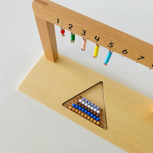 CountBeads Montessori Kralentrap – Tellen & Rekenen – Vanaf 3 Jaar