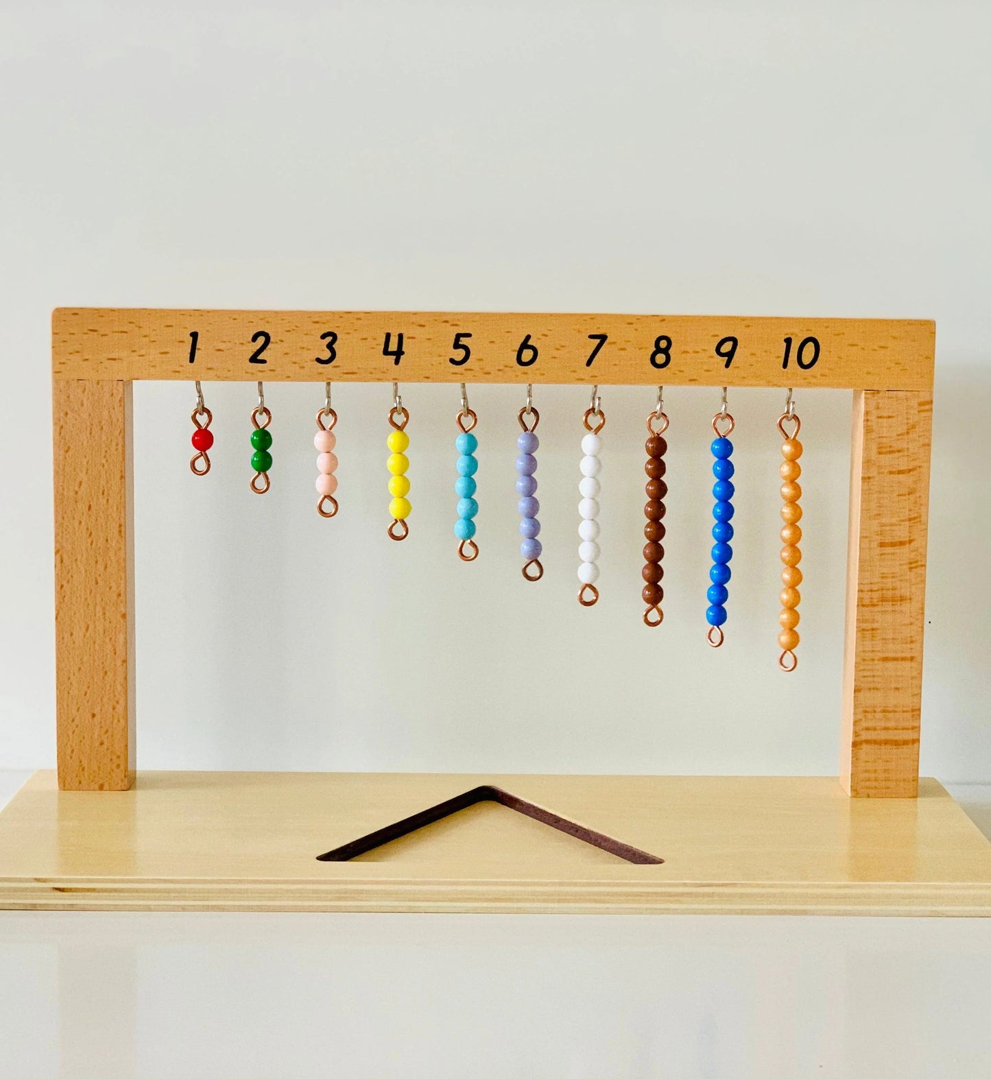 CountBeads Montessori Kralentrap – Tellen & Rekenen – Vanaf 3 Jaar