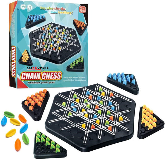 ChainGame - Ketting Driehoek Schaak Gezinsbord Fun Spel