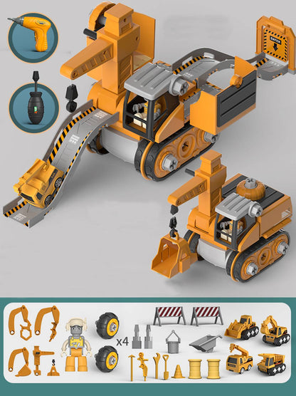 LittleBuilder - Vrachtwagen Graafmachine Kraanbouw