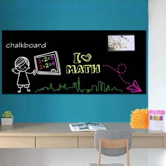 CreativeChalk™ – Krijtbord Muursticker Voor Kinderen Vanaf 3 Jaar – Bevordert Artistieke Expressie