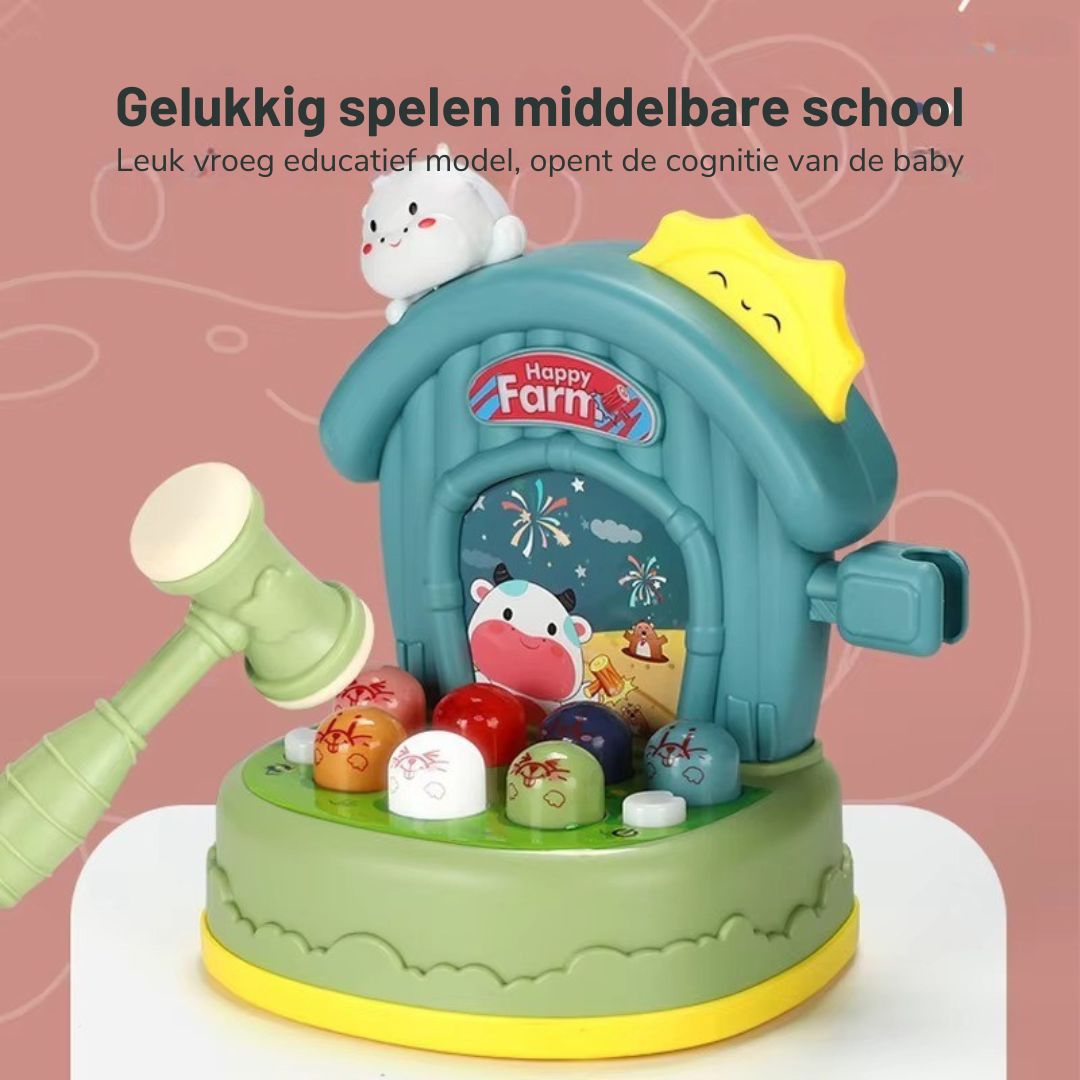 MoleSmash™ – Muzikaal Mollenmeppen Speelgoed met Boerderijthema – Voor Kinderen vanaf 3 Jaar
